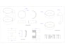 design 2d mechanical engineering drawings with orthographic and section views